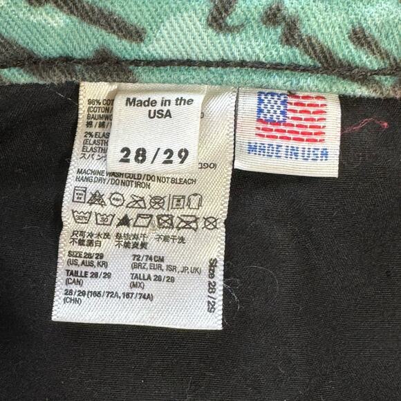 American Apparel Watermelon Print Women's Shorts Size 28/29 Summer Time Sandia - Picture 8 of 9